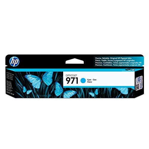 에이치피 HP 971 PageWide Cartridge Cyan Works with HP OfficeJet Pro X451, X476, X551, X576 CN622AM