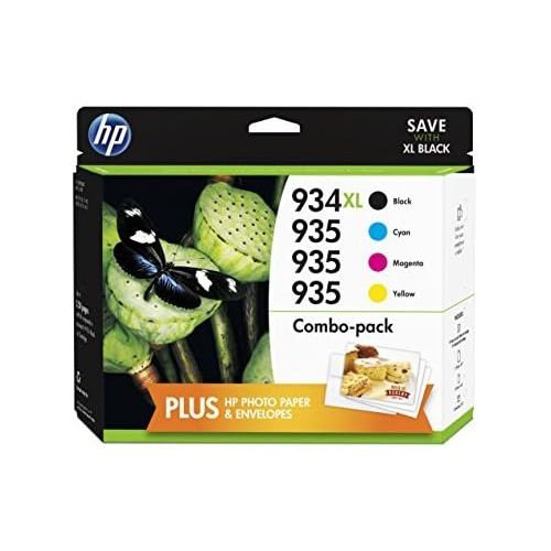 에이치피 HP 934XL/935 High Yield Black and Standard C/M/Y Color Ink Cartridges Combo Pack