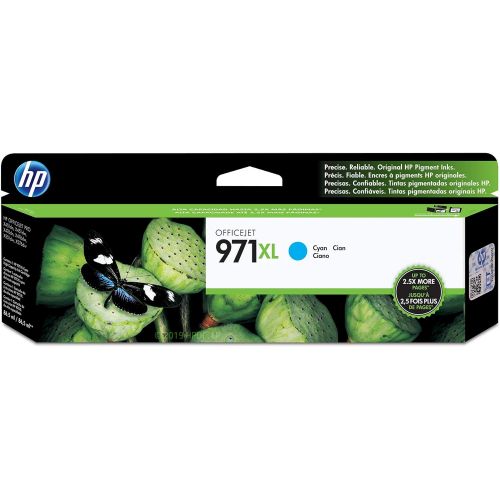 에이치피 HP 971X PageWide Cartridge High Yield Cyan Works with HP OfficeJet Pro X451, X476, X551, X576 CN626AM