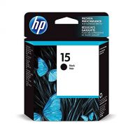 Original HP 15 Black Ink Cartridge Works with HP DeskJet 810, 825, 840, 920, 940, 3820; HP OfficeJet V40, 5110; HP PSC 500, 750, 950; HP Fax 1230 Series C6615DN