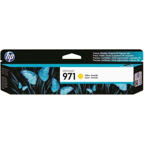 에이치피 HP 971 PageWide Cartridge Yellow Works with HP OfficeJet Pro X451, X476, X551, X576 CN624AM