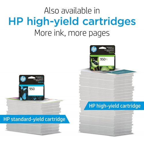 에이치피 Original HP 950 Black Ink Cartridge Works with HP OfficeJet 8600, HP OfficeJet Pro 251dw, 276dw, 8100, 8610, 8620, 8630 Series Eligible for Instant Ink CN049AN