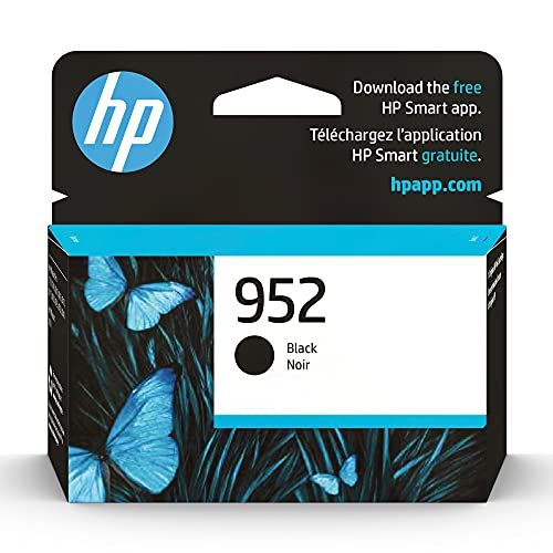 에이치피 Original HP 952 Black Ink Cartridge Works with HP OfficeJet 8702, HP OfficeJet Pro 7720, 7740, 8210, 8710, 8720, 8730, 8740 Series Eligible for Instant Ink F6U15AN