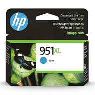 Original HP 951XL Cyan High-yield Ink Cartridge Works with HP OfficeJet 8600, HP OfficeJet Pro 251dw, 276dw, 8100, 8610, 8620, 8630 Series Eligible for Instant Ink CN046AN