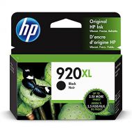 Original HP 920XL Black High-yield Ink Cartridge Works with HP OfficeJet 6000, 6500, 7000, 7500 Series CD975AN