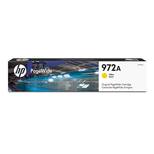 에이치피 HP 972A PageWide Cartridge Yellow Works with HP PageWide Pro 452 Series, 477 Series, 552dw, 577 Series L0R92AN