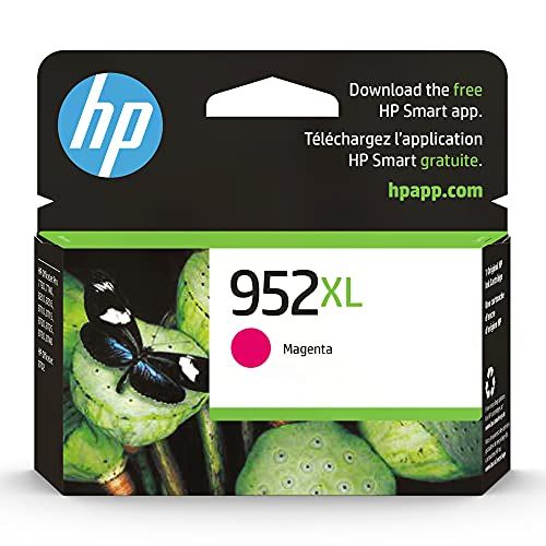 에이치피 Original HP 952XL Magenta High-yield Ink Cartridge Works with HP OfficeJet 8702, HP OfficeJet Pro 7720, 7740, 8210, 8710, 8720, 8730, 8740 Series Eligible for Instant Ink L0S64AN