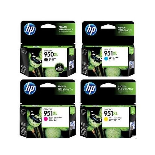 에이치피 4-pack Replacement Set for HP 950XL 951XL Ink Cartridges, Latest Chipset, Compatible with HP Officejet Pro 8610 8620 8600 8600 plus 8100 8630 8640 8660 8615 8625 251dw 271dw Printe