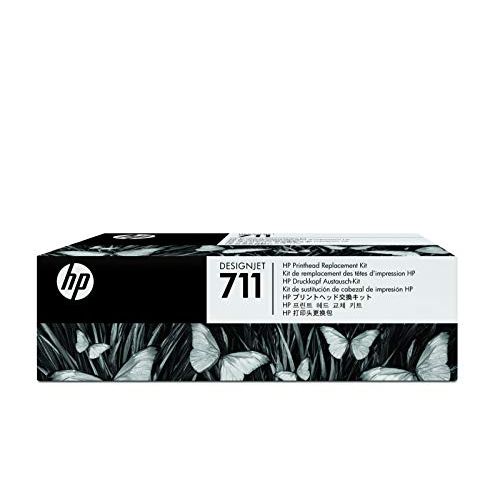 에이치피 HP 711 DesignJet Printhead Replacement Kit (C1Q10A) for DesignJet T530, T525, T520, T130, T125, T120 & T100 Large Format Plotter Printers