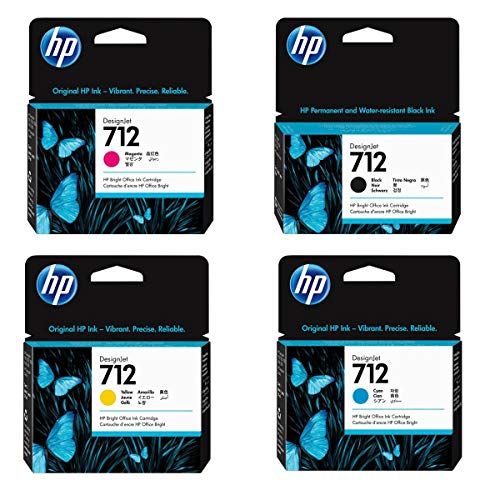 에이치피 HP 712 29ml Cyan DesignJet Original Ink Cartridge for T650, T630, T230, T210 & Studio Plotter Printers