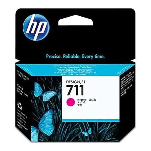 에이치피 HP 711 Ink Cartridge Bundle Consists of HP 711 38-ML Black Ink Cartridge, P 711 29-ML Cyan Ink Cartridge, P 711 29-ML Magenta Ink Cartridge, P 711 29-ML Yellow Ink Cartridge