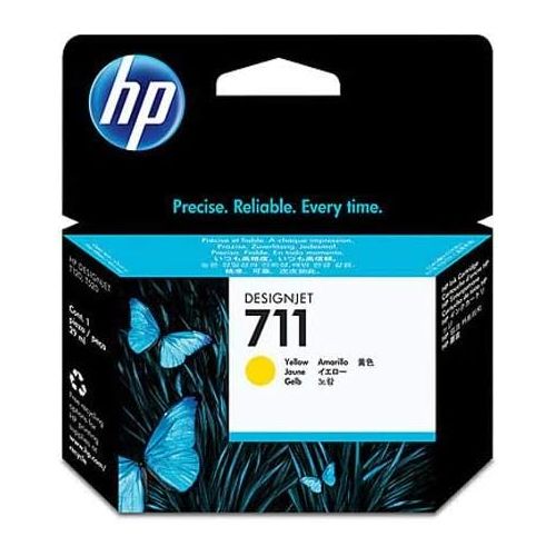 에이치피 HP 711 Ink Cartridge Bundle Consists of HP 711 38-ML Black Ink Cartridge, P 711 29-ML Cyan Ink Cartridge, P 711 29-ML Magenta Ink Cartridge, P 711 29-ML Yellow Ink Cartridge