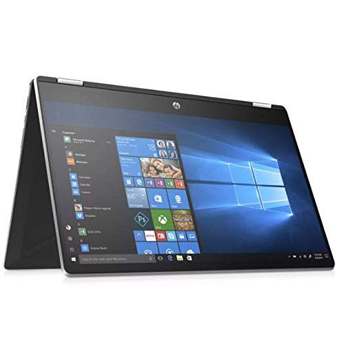 에이치피 HP Pavilion x360 15.6 HD WLED-Backlit Touchscreen 2-in-1 Laptop 10th Gen Intel Core i5-10210U 16GB DDR4 RAM 512GB SSD Natural Silver Windows 10 Home with Woov Mouse Pad Bundle