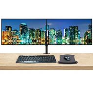 HP Z27q G3 27 Inch 2560 x 1440 QHD IPS LED-Backlit 2-Pack Monitor Bundle with Blue Light Filter, HDMI, DisplayPort, MK270 Wireless Keyboard and Mouse, Gel Mouse Pad, Dual Monitor S