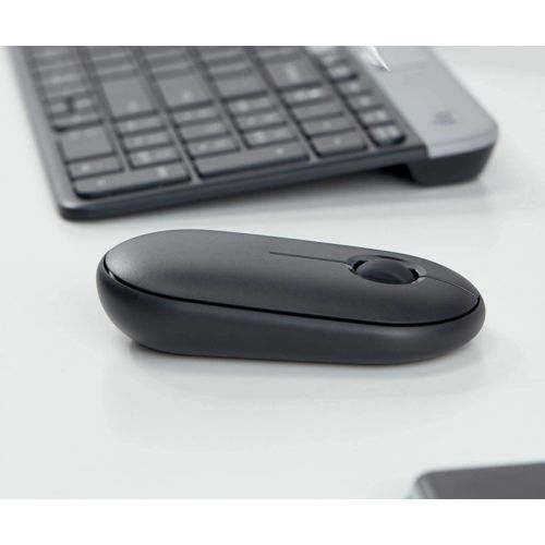 에이치피 HP E14 G4 FHD (1920 x 1080) Portable Travel Monitor Bundle with 2 USB Type-C, Black Matte Bluetooth Folding Wireless Keyboard, and Black Pebble M355 Bluetooth Wireless Mouse