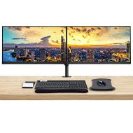 HP E24u G4 24 Inch IPS FHD 2-Pack Monitor Bundle with USB Type-C, E24 G4 Monitor, K375s Bluetooth Keyboard, M585 Bluetooth Mouse, Gel Pads, Compatible with MacBook, MacBook Pro, iP