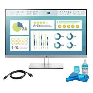 HP EliteDisplay E273 27 Inch FHD (1920 x 1080) LED Backlit IPS Monitor (1FH50A8#ABA) Bundle with HDMI Port, VGA Port, DisplayPort, 6-feet HDMI Cable and LCD Cleaning Kit