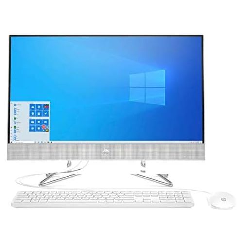 에이치피 HP Pavilion 27 Touch Desktop 1TB SSD Win 10 Pro (Intel 10th gen Quad Core CPU and Turbo Boost to 4.90GHz, 16 GB RAM, 1 TB SSD, 27-inch FullHD Touchscreen, Win 10 Pro) PC Computer A
