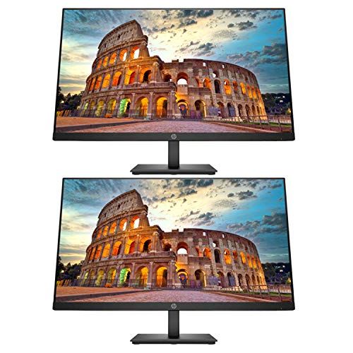 에이치피 HP P274 27 Inch Full HD 1920 x 1080 LED LCD Anti-Glare Backlit Monitor (5QG36A8#ABA) 2-Pack