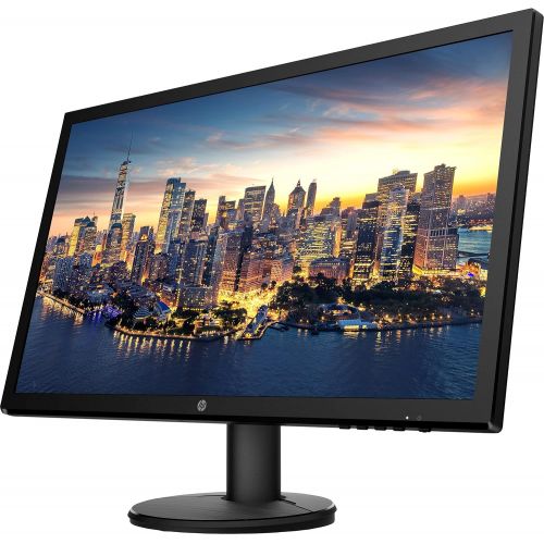 에이치피 HP V24 FHD 1920x1080 Monitor Bundle with HDMI, FreeSync, Low Blue Light, and Mini Bluetooth Speaker for Professional Sound, Built-in Microphone and Remote Shutter for Photos