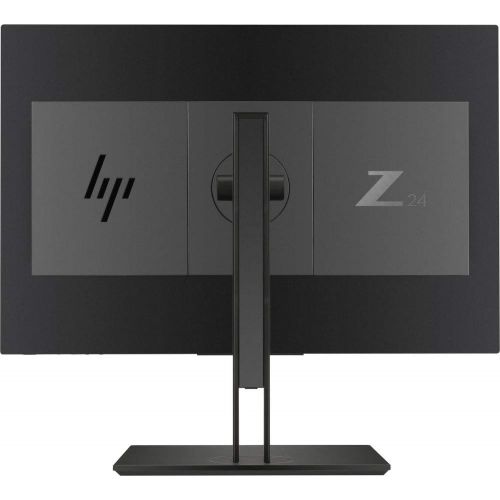 에이치피 HP Z24i G2 24 Inch 1920 x 1200 IPS LED Backlit Monitor (1JS08A8#ABA) 2-Pack Display Bundle with Desk Mount Clamp Fully Adjustable Dual Monitor Stand