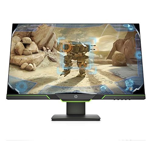 에이치피 HP 27xq 27-inch QHD 1440p 144Hz 1ms Gaming Monitor with AMD FreeSync, Ambient Lighting, Height/Tilt Adjustable, and Narrow Bezel (5SQ42AA#ABA), Black