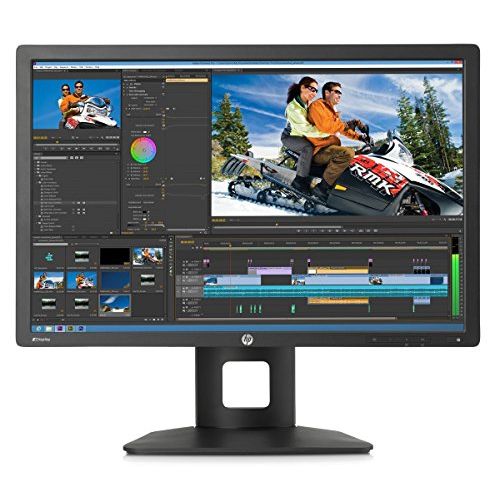 에이치피 HP Z24i 24 Inch WideScreen 1920x1200 IPS LED-backlit LCD Monitor (D7P53A4) with USB Hub Monitor Black