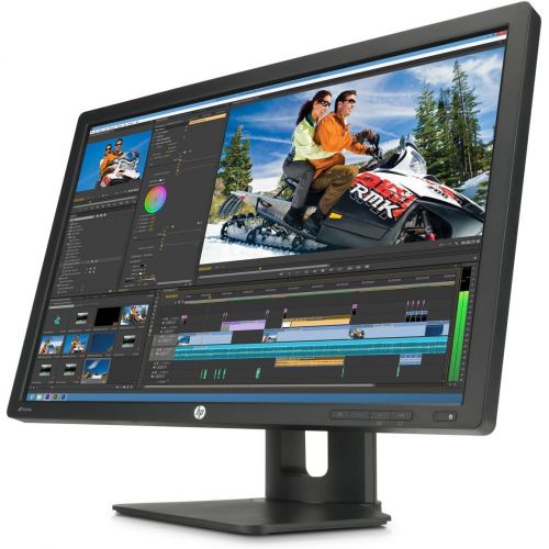 에이치피 HP Z24i 24 Inch WideScreen 1920x1200 IPS LED-backlit LCD Monitor (D7P53A4) with USB Hub Monitor Black