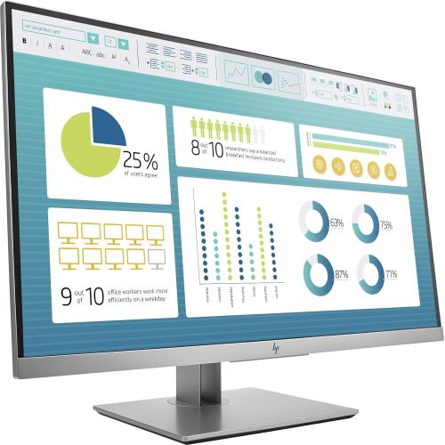 에이치피 HP EliteDisplay 27-Inch Screen LED-Lit Monitor Black/Silver (1FH50AA#ABA)