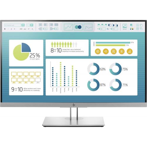 에이치피 HP EliteDisplay 27-Inch Screen LED-Lit Monitor Black/Silver (1FH50AA#ABA)