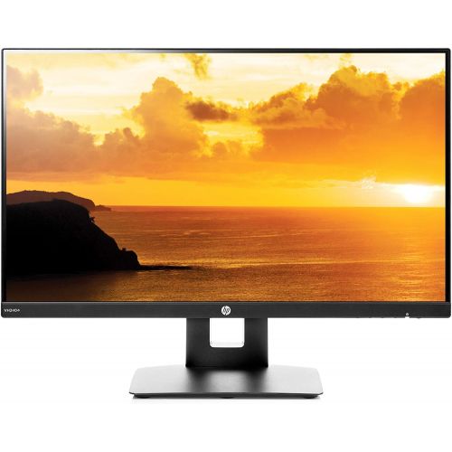 에이치피 HP VH240a 23.8-Inch Full HD 1080p IPS LED Monitor with Built-In Speakers and VESA Mounting, Rotating Portrait & Landscape, Tilt, and HDMI & VGA Ports (1KL30AA) - Black