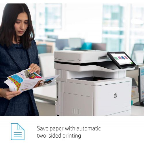 에이치피 HP Color LaserJet Enterprise Flow Multifunction M578c Duplex Printer with Stapler (7ZU87A)