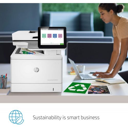 에이치피 HP Color LaserJet Enterprise Flow Multifunction M578c Duplex Printer with Stapler (7ZU87A)