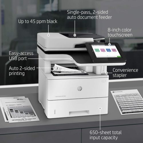 에이치피 HP LaserJet Enterprise Multifunction Printer M528f (1PV65A)