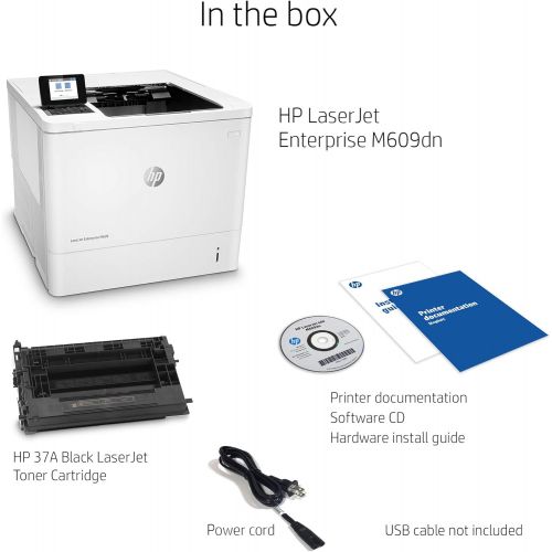 에이치피 HP Laserjet Enterprise M609dn Duplex Printer with One-Year, Next-Business Day, Onsite Warranty (K0Q21A)