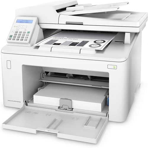 에이치피 HP Laserjet Pro M227fdn Monochrome All in One Laser Printer, Auto 2-Sided Printing, Mobile Print, Copy&Fax&Print&Scan, 2 LCD Display, 1200 x 1200 DPI, 30ppm, Ethernet Only, with Pr