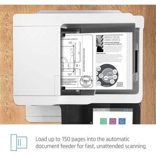 에이치피 HP LaserJet Enterprise MFP M636fh Monochrome Multifunction Printer with High Performance Secure Hard Disk