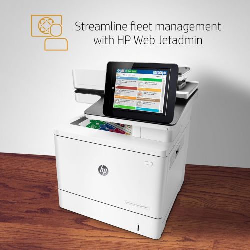 에이치피 HP Color LaserJet Enterprise MFP M577dn Duplex Printer with One-Year, Next-Business Day, Onsite Warranty (B5L46A)