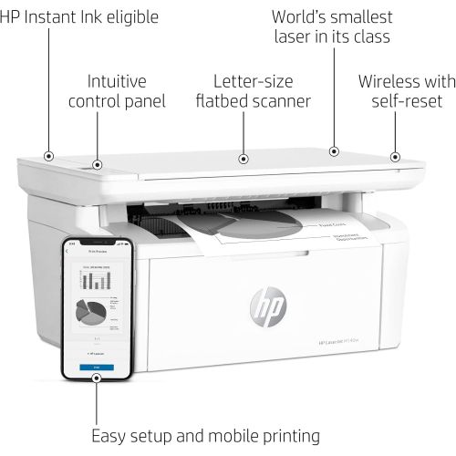 에이치피 HP LaserJet Pro M29w Wireless All-in-One Laser Printer, Works with Alexa (Y5S53A)