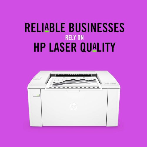 에이치피 HP LaserJet Pro M102w Wireless Laser Printer, Works with Alexa (G3Q35A). Replaces HP P1102 Laser Printer, White