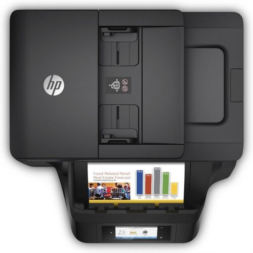 에이치피 HP OfficeJet Pro 8715 All-in-One All-in-One Touch Screen Bluetooth Wireless Black Printer