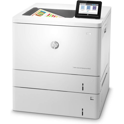 에이치피 HP Color LaserJet Enterprise M555x Duplex Printer with Extra Paper Tray (7ZU79A)