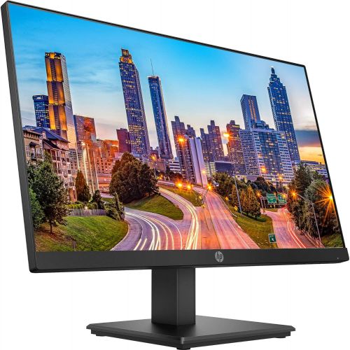 에이치피 HP P224 21.5 Inch Monitor 2-Pack, FHD 1920 x 1080, LED Backlit, IPS, Vesa Compatible, Anti-Glare, Tilt (HDMI, VGA and DisplayPort) for Home and Office