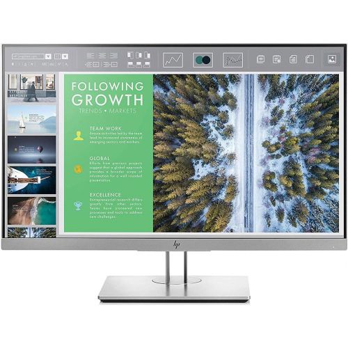 에이치피 HP EliteDisplay E243 23.8-Inch Screen LED-Lit 2-Pack Monitor Silver (1FH47A8#ABA)