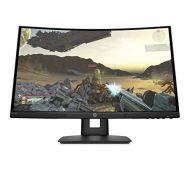HP X24c Gaming Monitor 1500R Curved Gaming Monitor in FHD Resolution with 144Hz Refresh Rate and AMD FreeSync Premium (9EK40AA) Black