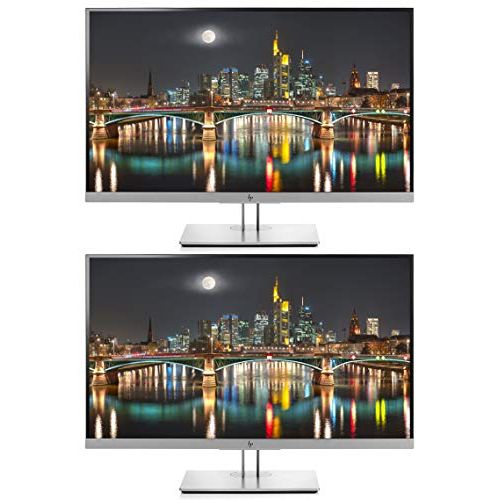 에이치피 HP Business EliteDisplay E273 27 Screen Full HD LED-Lit Black/Silver Monitor 2-Pack