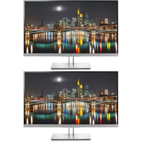 에이치피 HP Business EliteDisplay E273 27 Screen Full HD LED-Lit Black/Silver Monitor 2-Pack