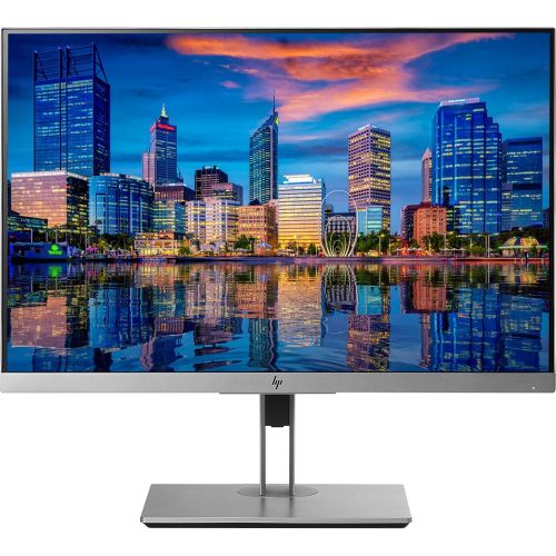 에이치피 HP EliteDisplay E243i 24 Inch Screen LED Backlit 2-Pack Monitor (1FH47A8#ABA) Black and Silver