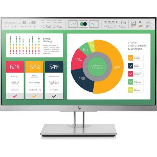 에이치피 HP EliteDisplay E223 21.5-Inch Screen LED-Lit Monitor Silver (1FH45AA#ABA)