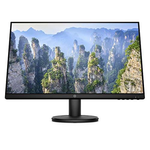 에이치피 HP V24i FHD Monitor 23.8-inch Diagonal Full HD Computer Monitor with IPS Panel and 3-Sided Micro Edge Design Low Blue Light Screen with HDMI and VGA Ports (9RV15AA#ABA)